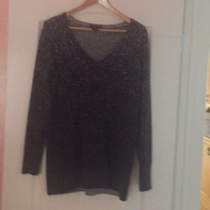 Animal print cashmere Tunic